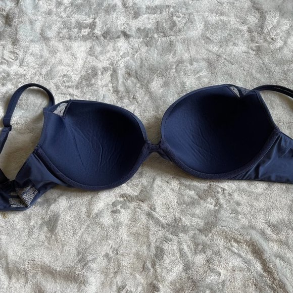 Victoria’s Secret Push Up Bra Women's Size 34D - blue - Picture 5 of 7